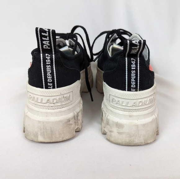 Palladium 10 Revolt Lo TX Platform Lug Sole chunky Platform Sneakers Lace Shoes - Picture 13 of 16